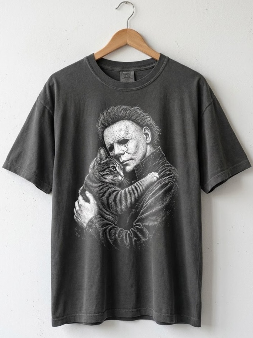 Michael Myers Holding Cat Shirt